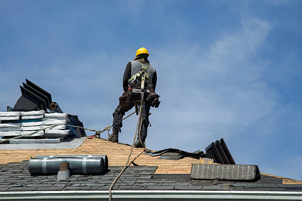 Professional Roofing technician working in Cassville, WI